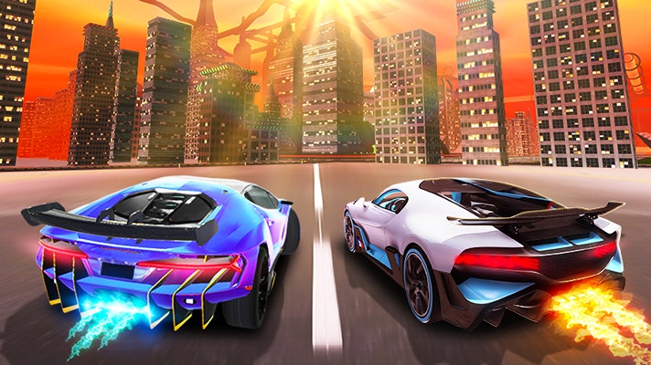 Modern racing game picture